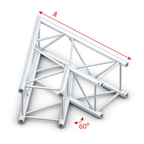 Milos Pro-40 Square F Truss - Corner - Heavy Duty QCLF20 - 60° corner - F